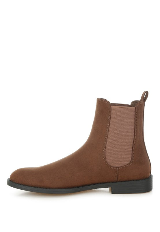 Low Block Heel Chelsea Boots | Trendy Boots Outfit Idea for Women by Ro + Ivy | Elevated Basics, Modern Comfort & Style