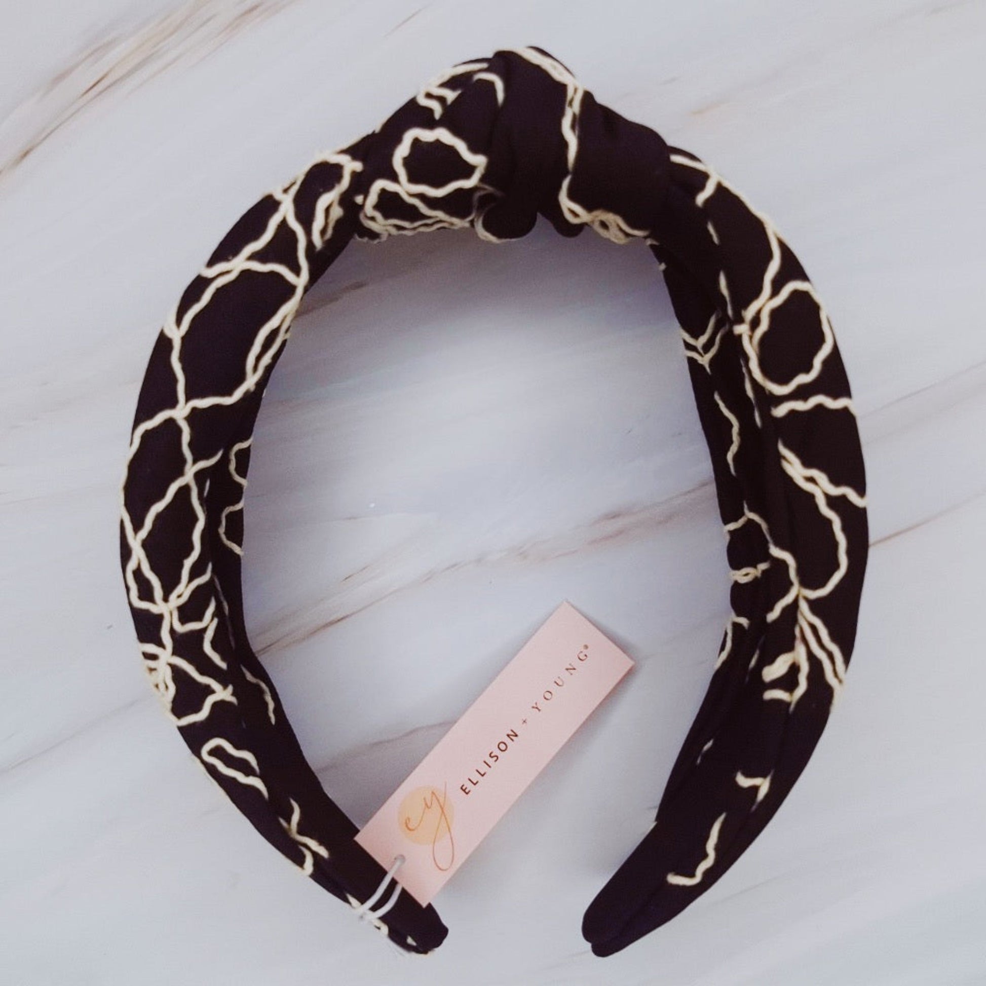Classic Knot Stitch Detail Elegant Headband — Everyday Polished Hair Accessory - Headbands