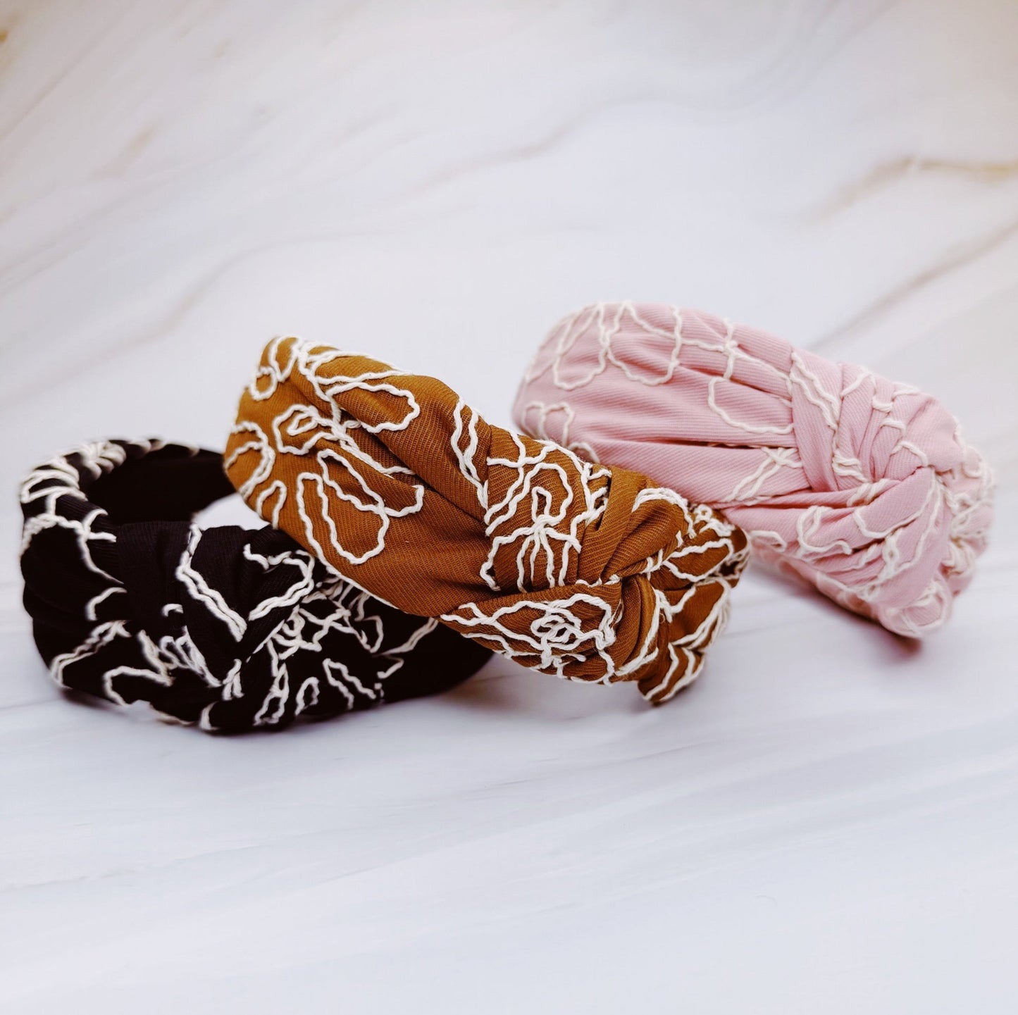 Classic Knot Stitch Detail Elegant Headband — Everyday Polished Hair Accessory - Headbands
