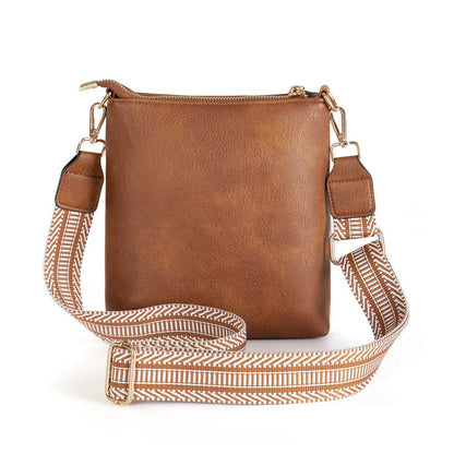 Soft Vegan Leather Guitar Strap Adjustable Crossbody Purse — Everyday Chic Carry Style -