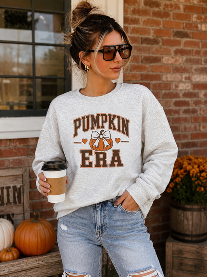 Pumpkin Era Crewneck Sweatshirt Ash