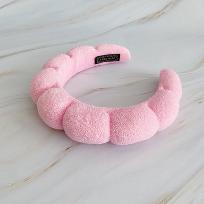 Terry Puffy Soft Headband Set Of Three - Hair Accessories