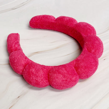 Terry Puffy Soft Headband Set Of Three - Hair Accessories