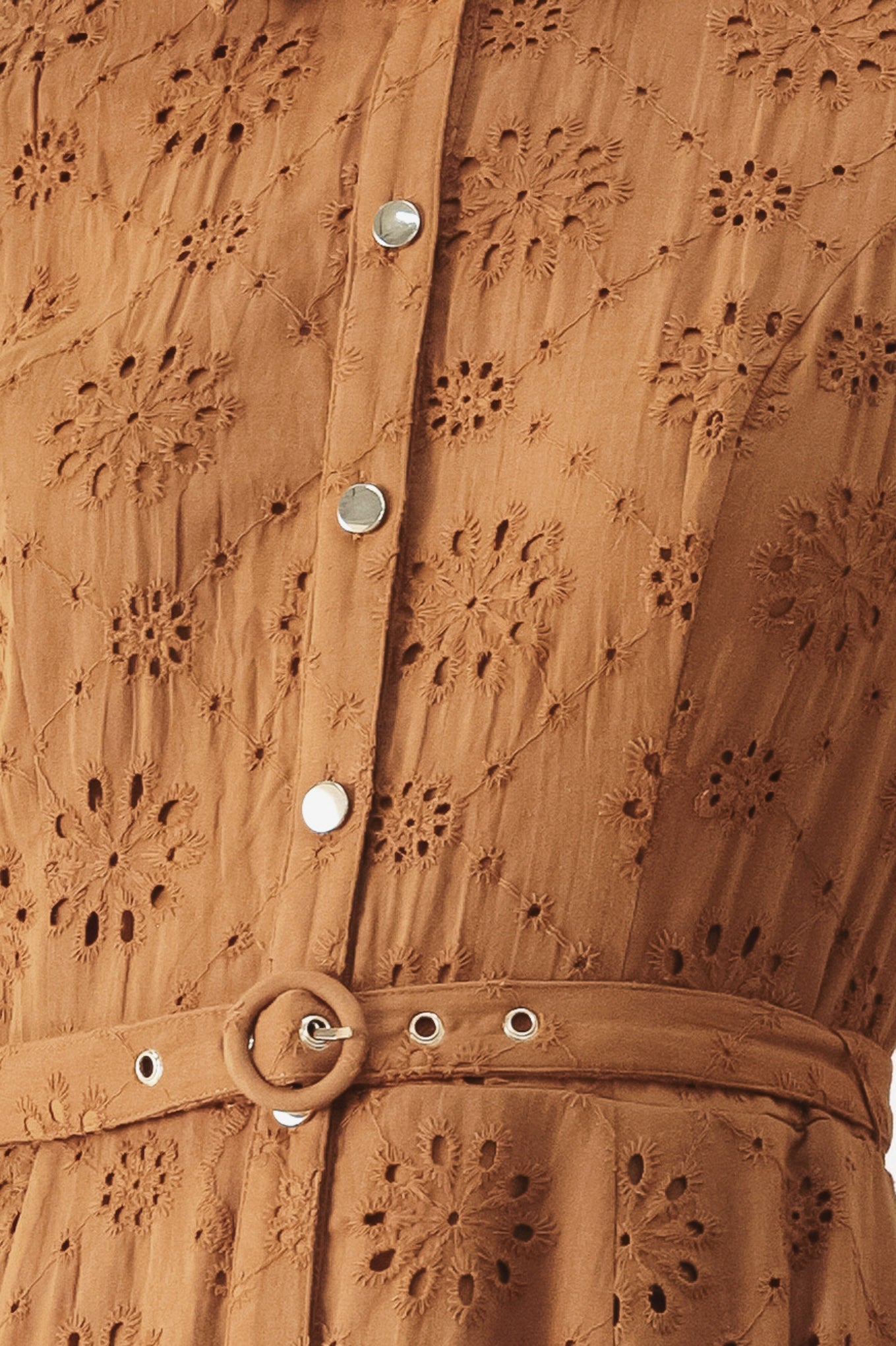 Vintage Eyelet Midi Dress