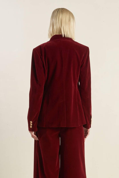 Brown Velvet Blazer