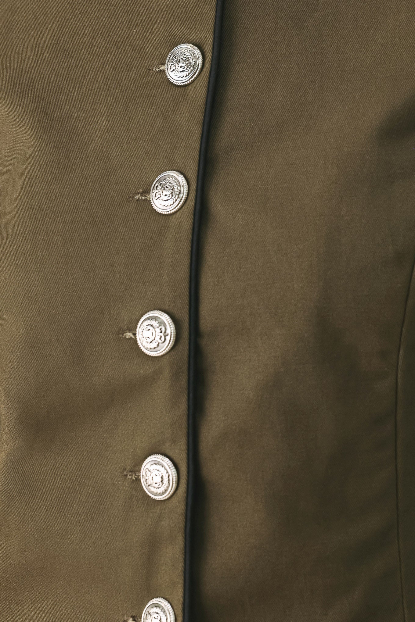 Olive Cadet Cropped Jacket