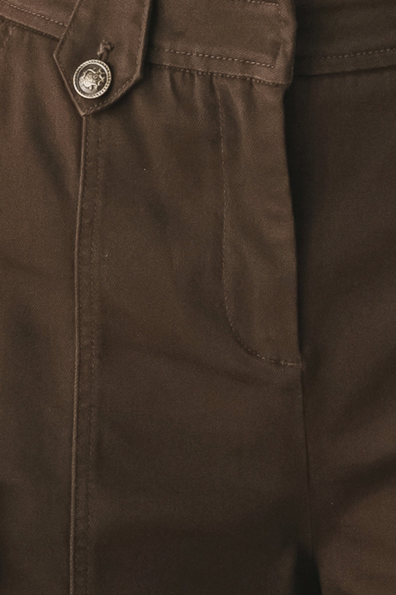 Brown Wide-Leg Pants