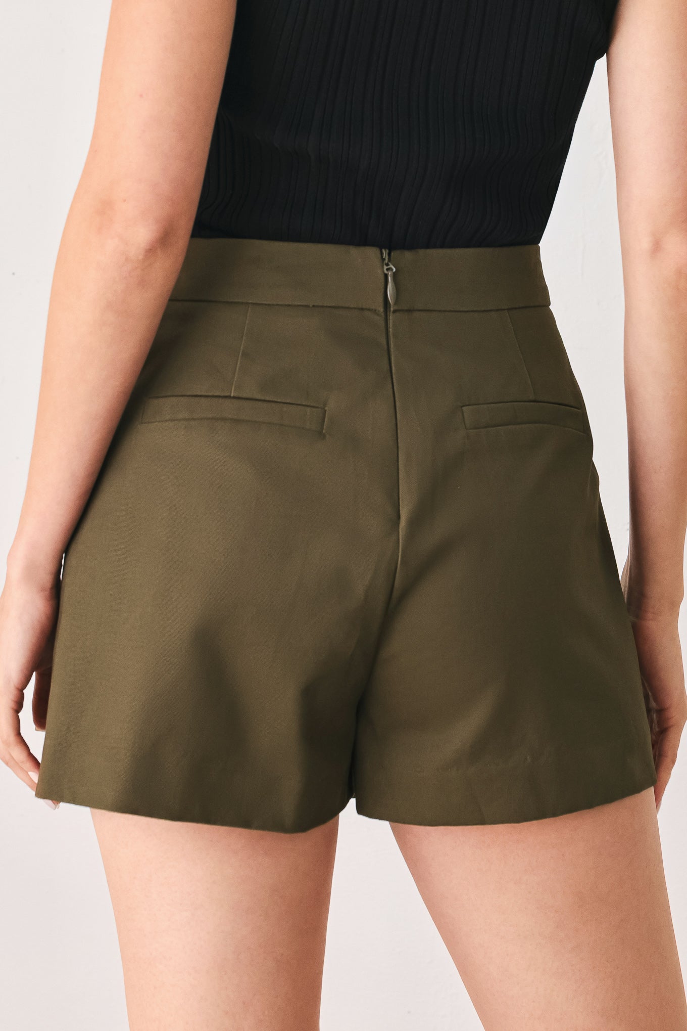 Green Tailored Cadet Skort
