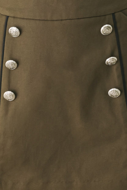 Green Tailored Cadet Skort