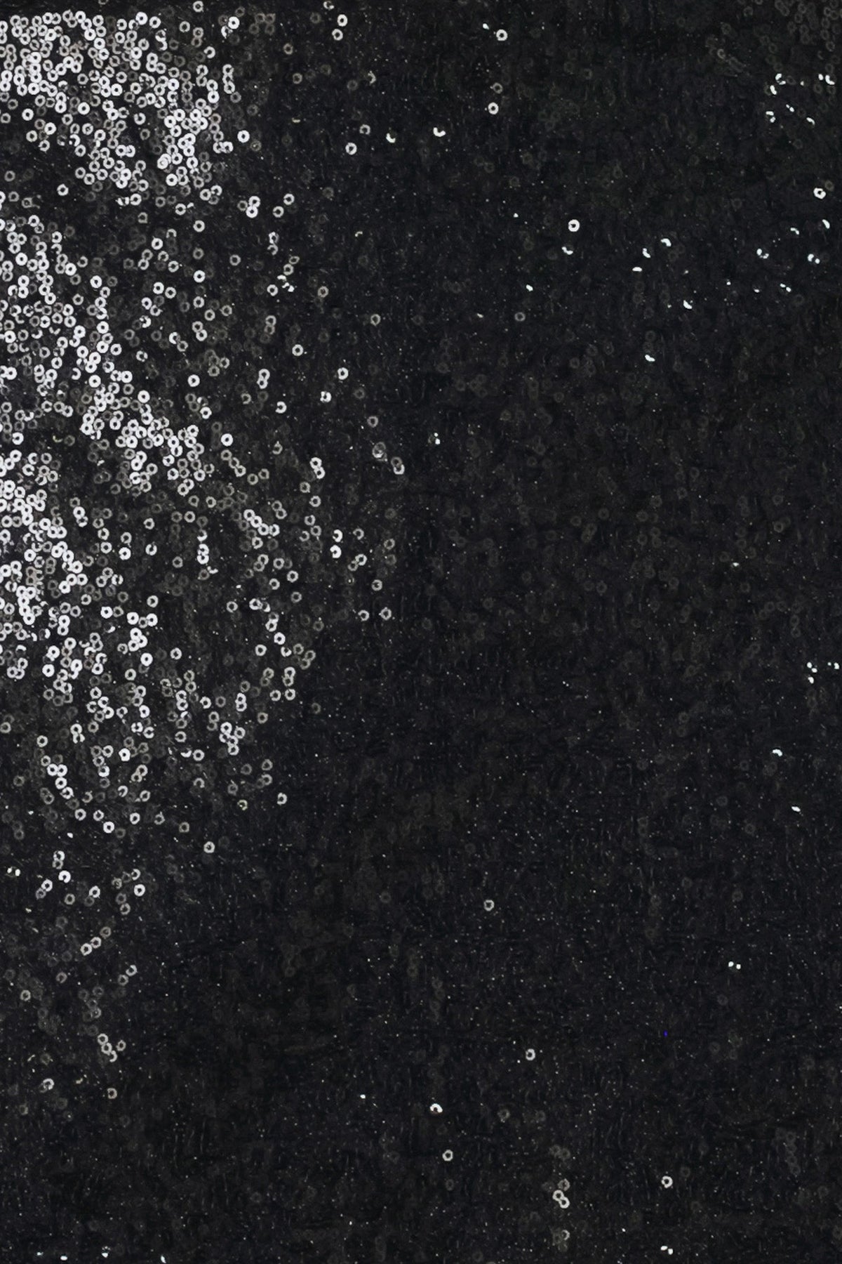 Black Sequin High-Waisted Skort with Back Zipper