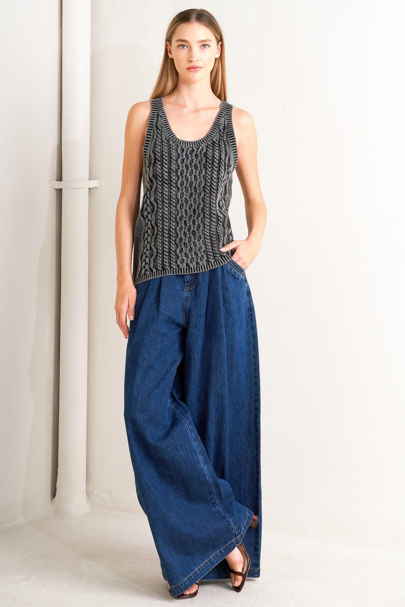 Sweater Knit Tank Top