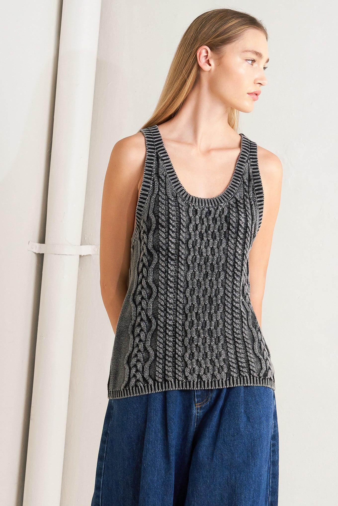 Sweater Knit Tank Top