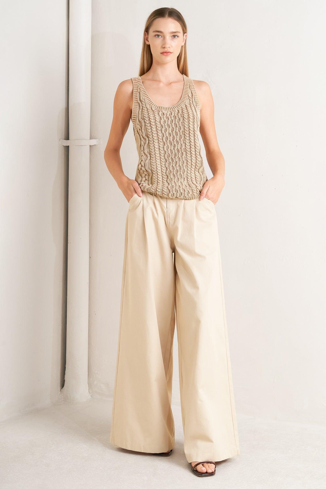 Sweater Knit Tank Top