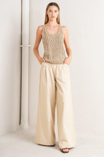 Sweater Knit Tank Top