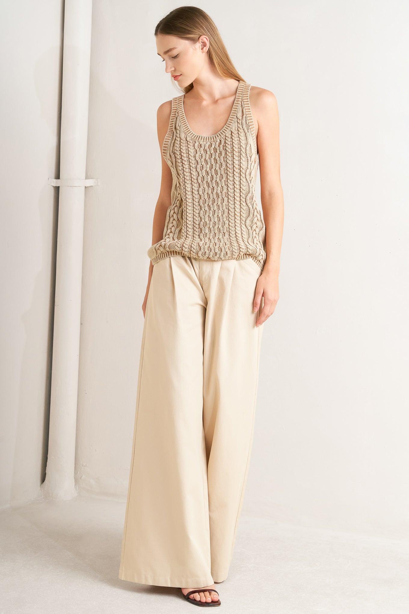 Sweater Knit Tank Top