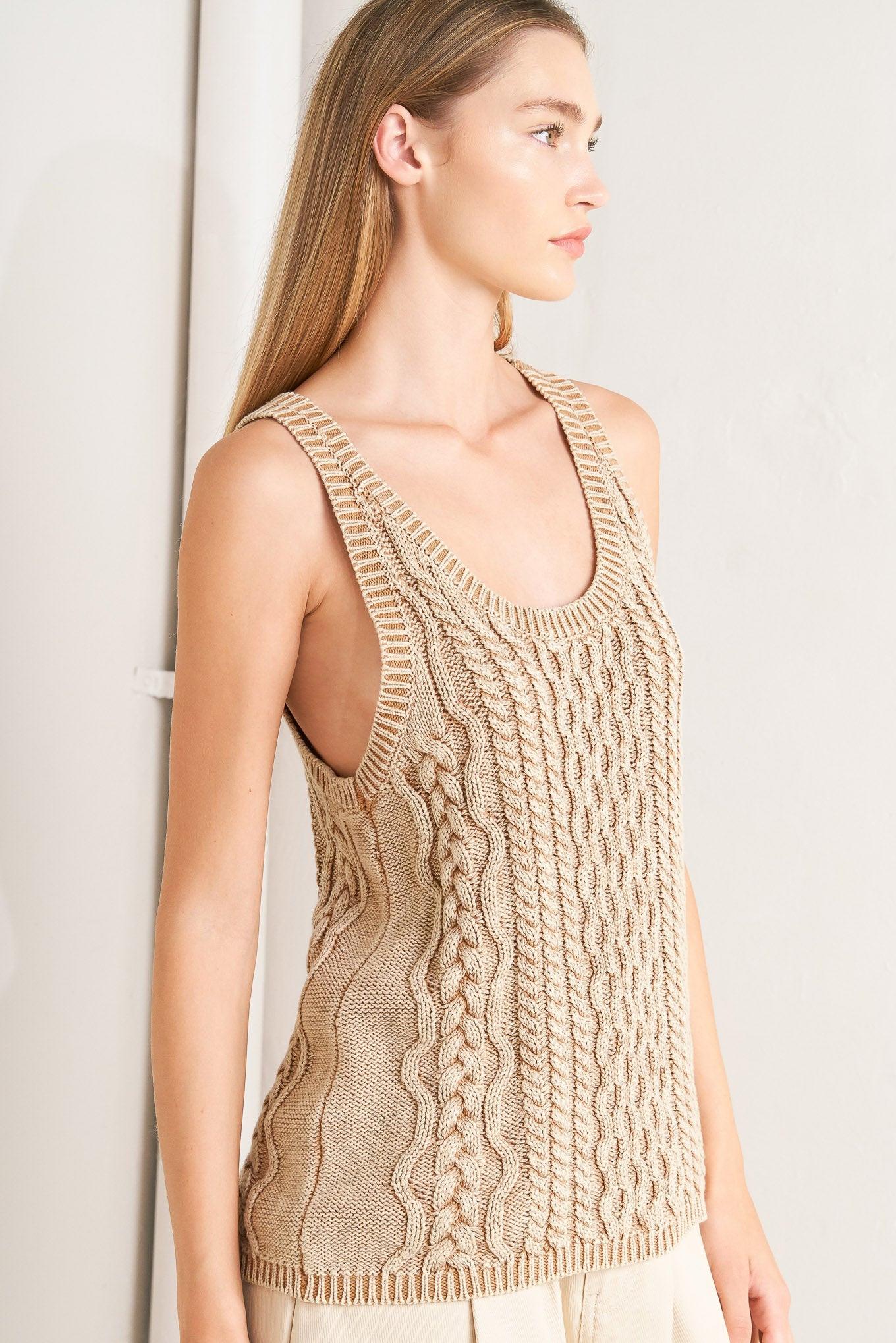 Sweater Knit Tank Top