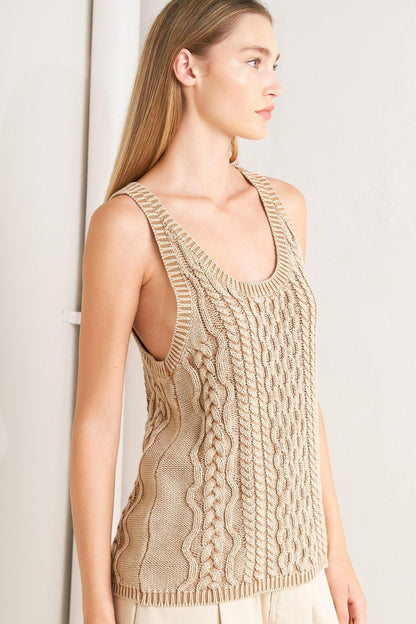 Sweater Knit Tank Top