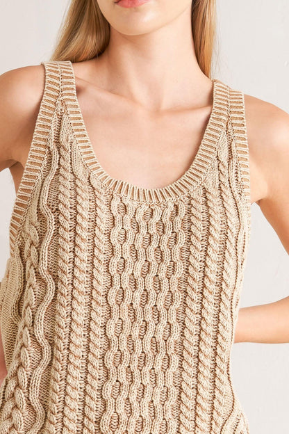 Sweater Knit Tank Top