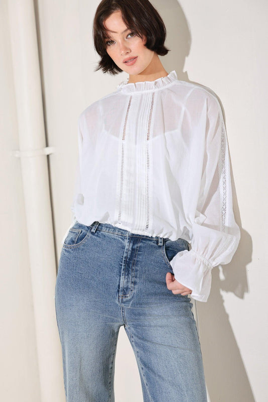 Lightweight Romantic Minimalist Blouse