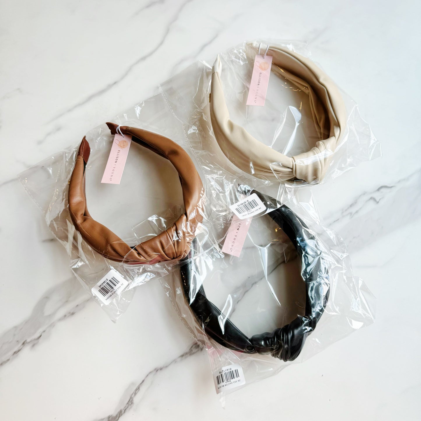Timeless Knotted Leather Look Headband — Sophisticated Everyday Hair Accessory - Hair Accessories