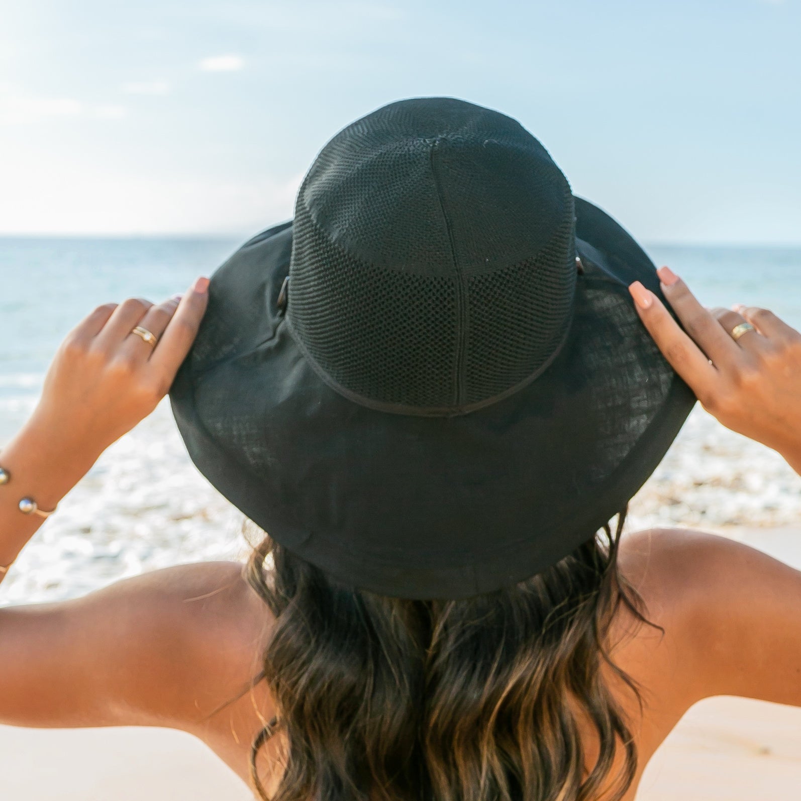 Button Accent Cargo Hat -