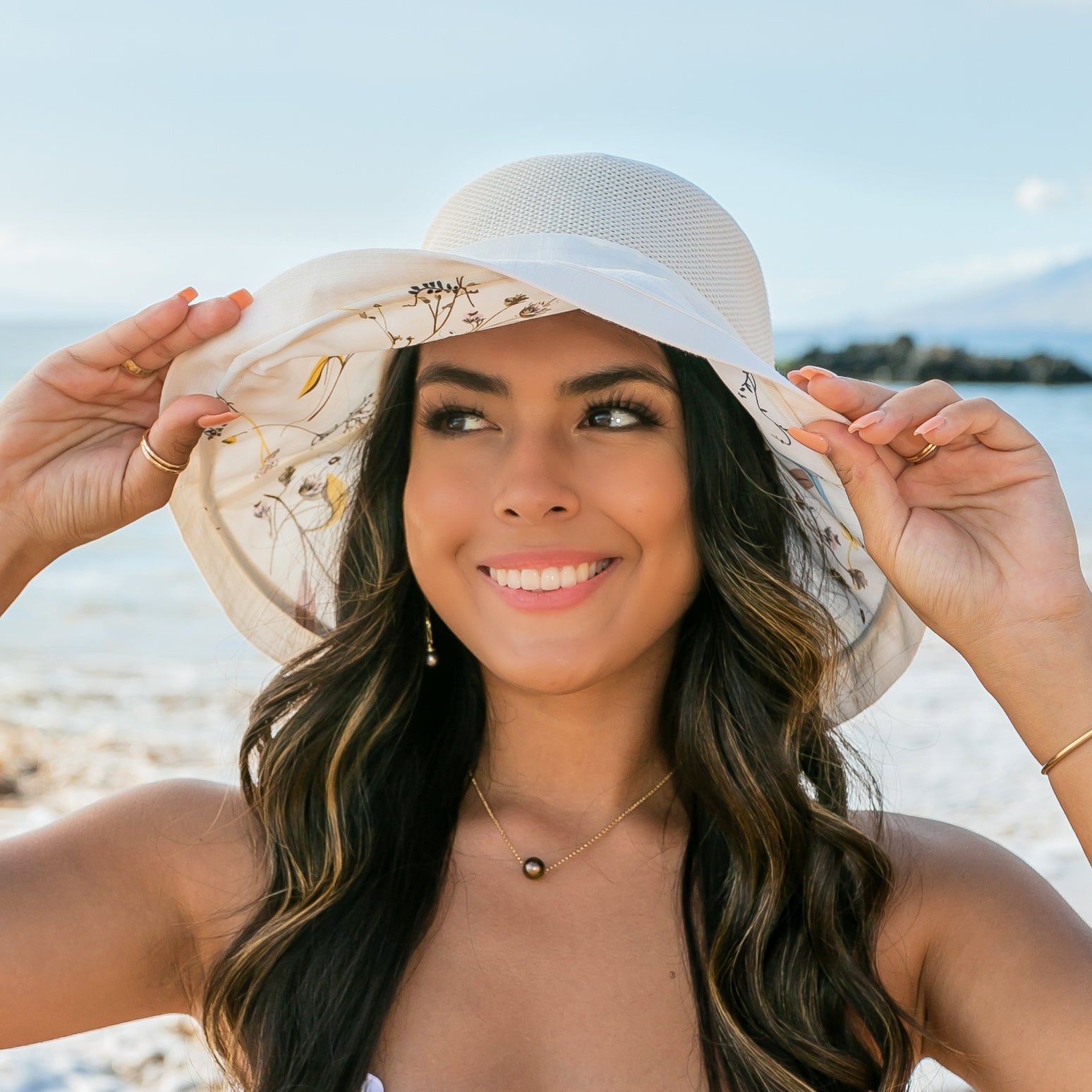 Button Accent Cargo Hat -