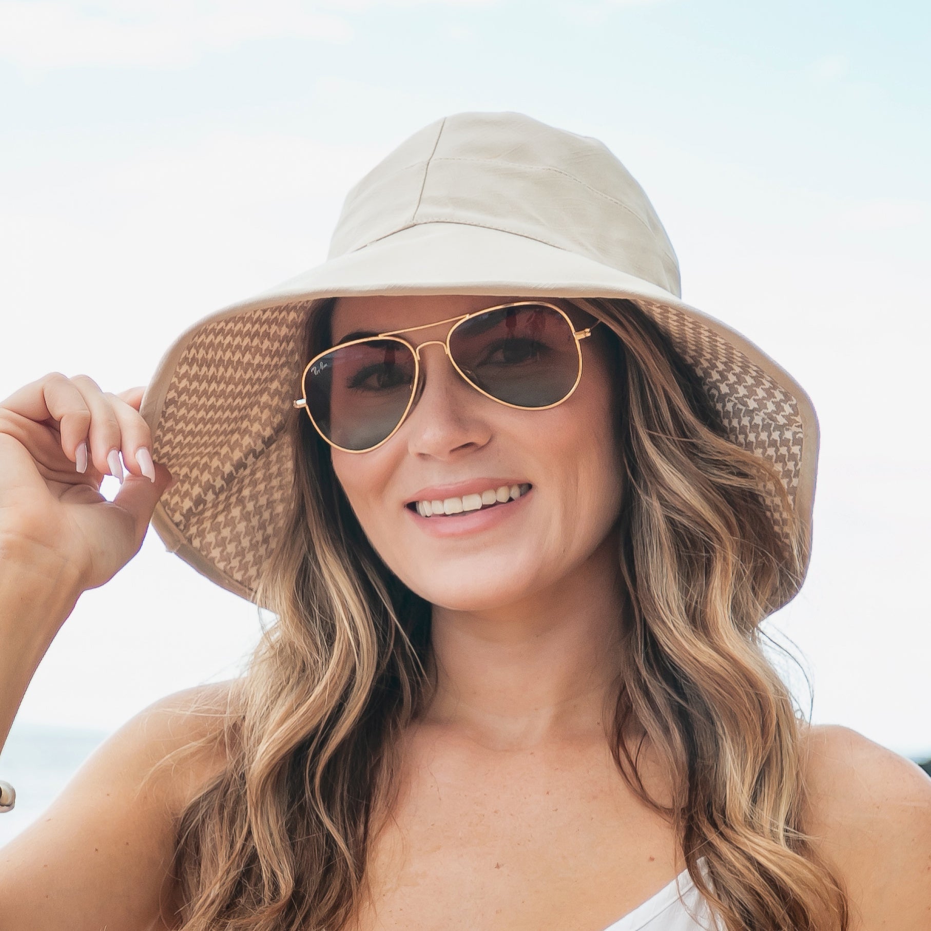 Bow Accent Cargo Hats -