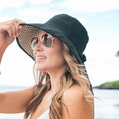 Bow Accent Cargo Hats -