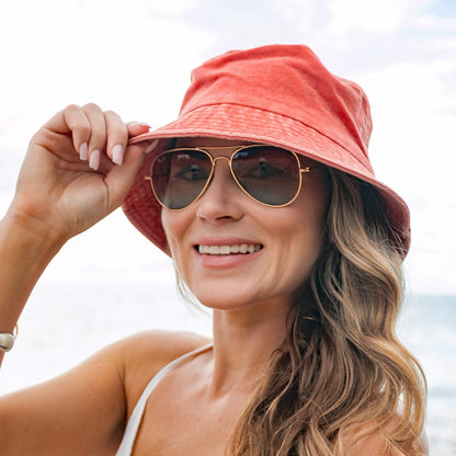 Distressed Bucket Hats -