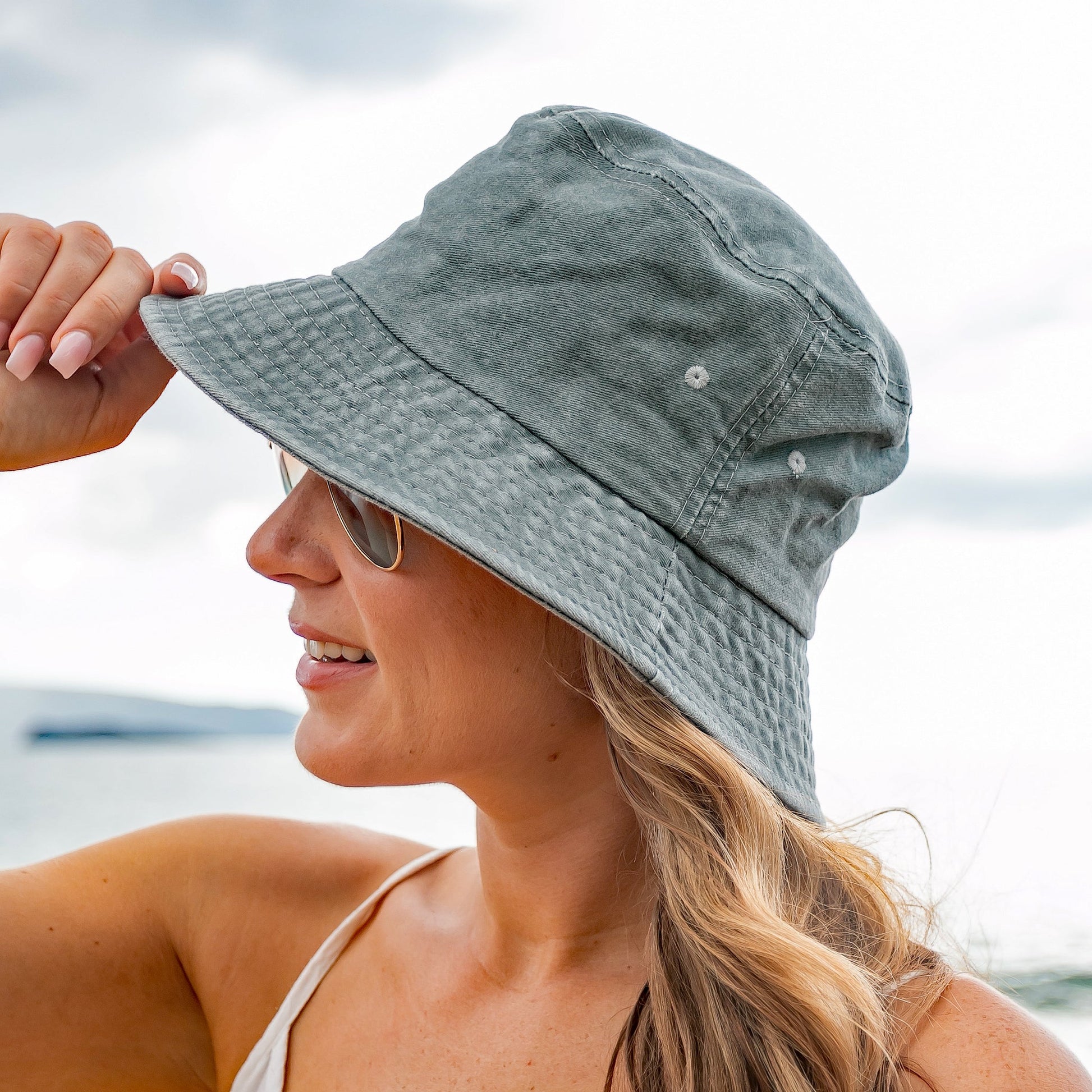 Distressed Bucket Hats -