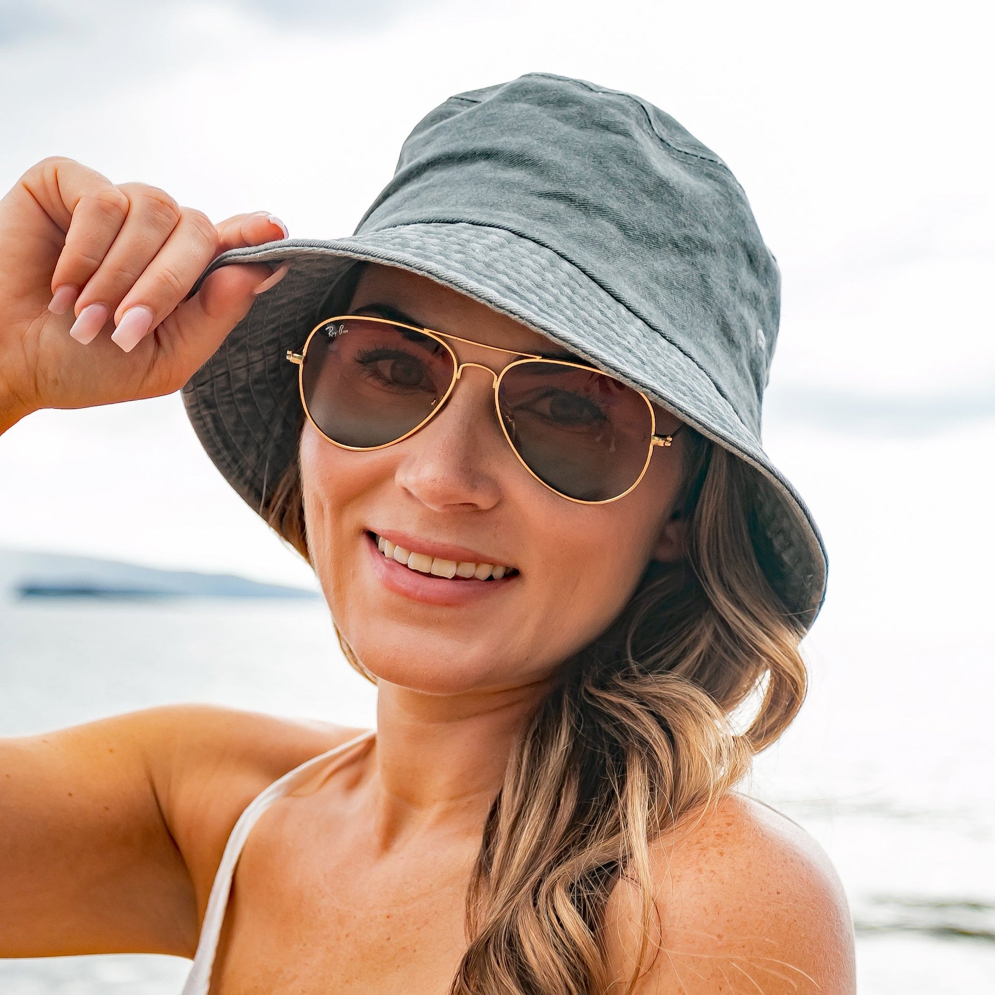 Distressed Bucket Hats -