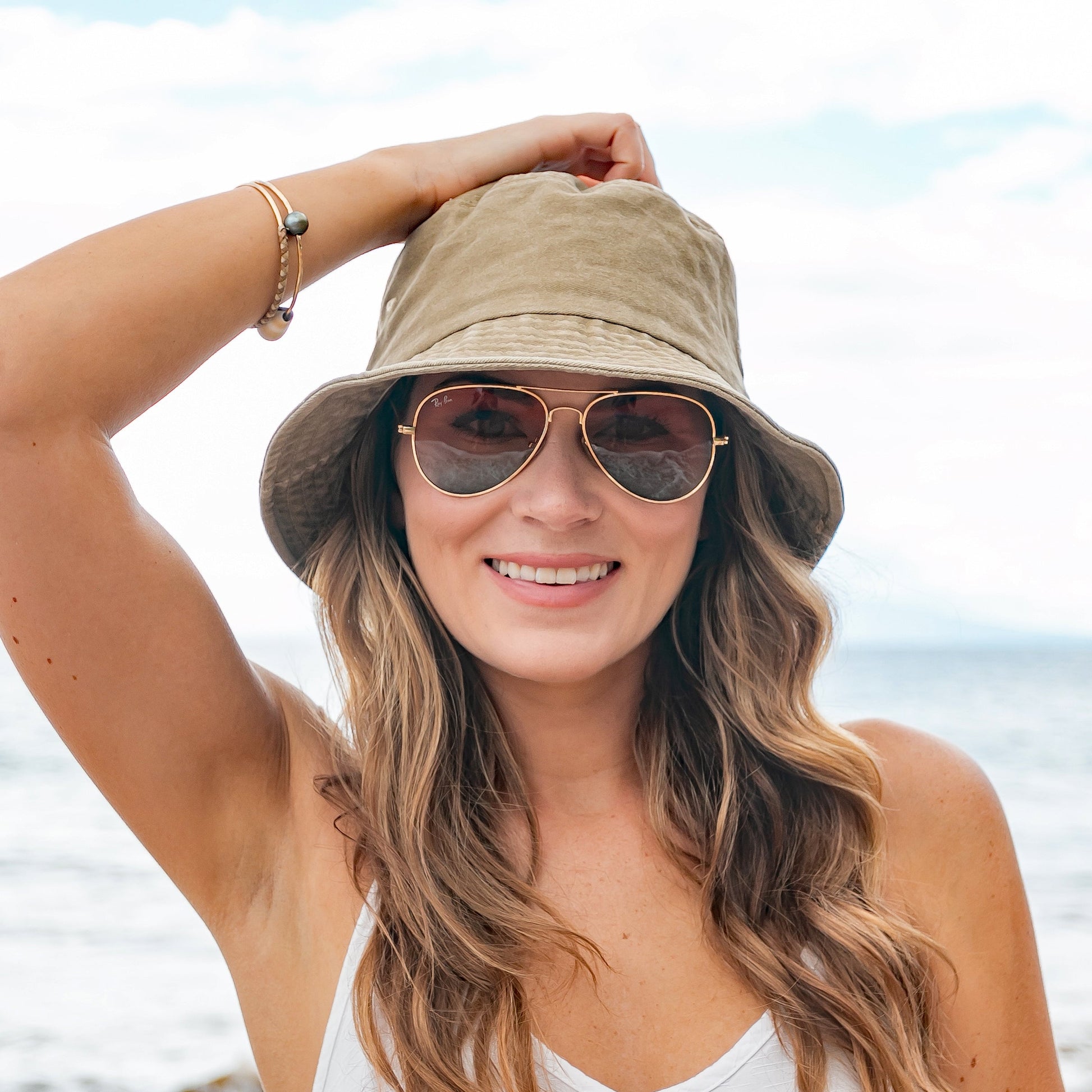 Distressed Bucket Hats -
