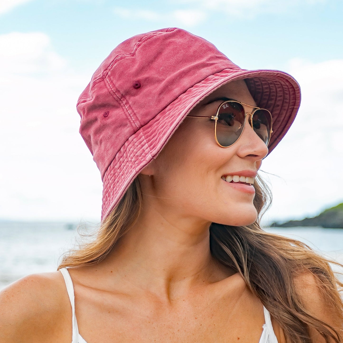 Distressed Bucket Hats -