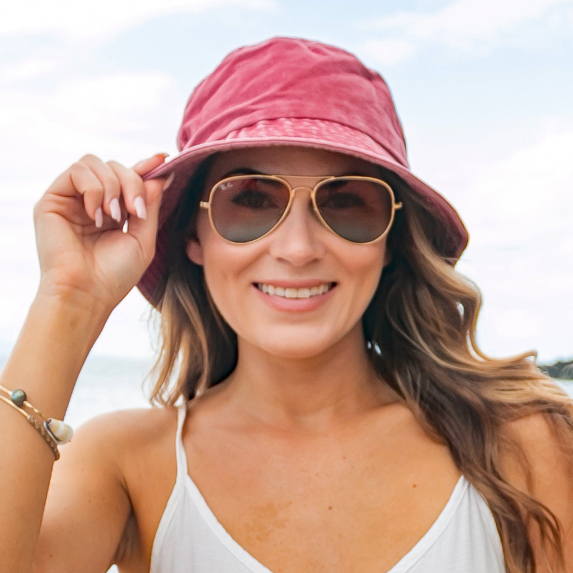 Distressed Bucket Hats -