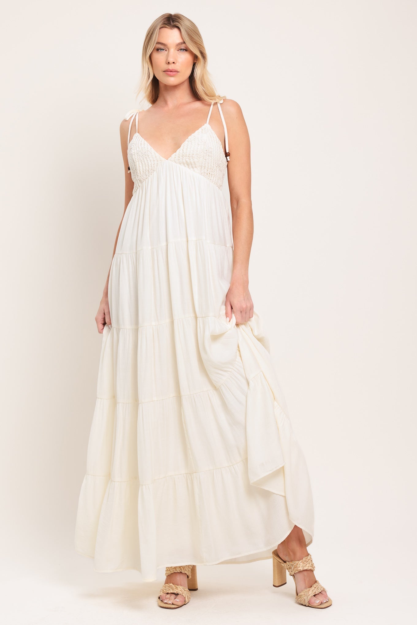 Lightweight Smocked Maxi Dress