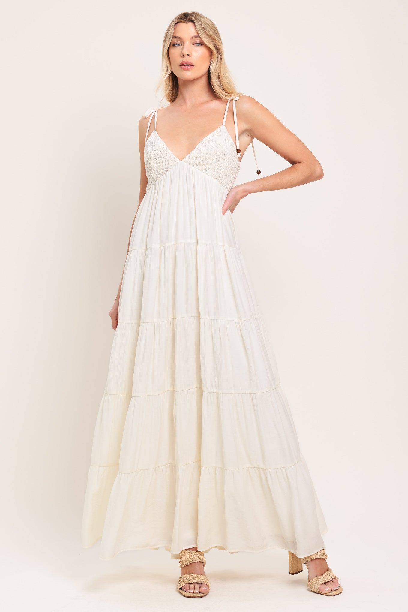 Lightweight Smocked Maxi Dress