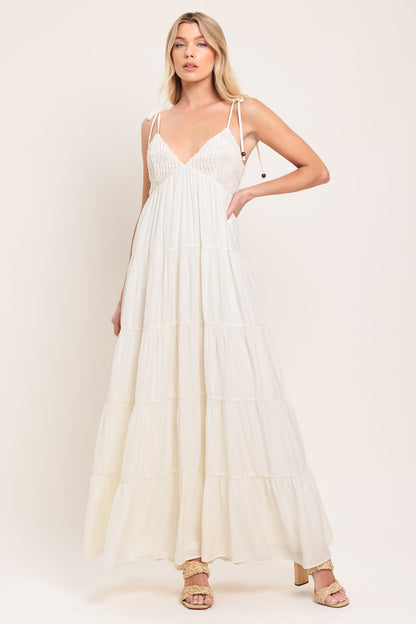 Lightweight Smocked Maxi Dress