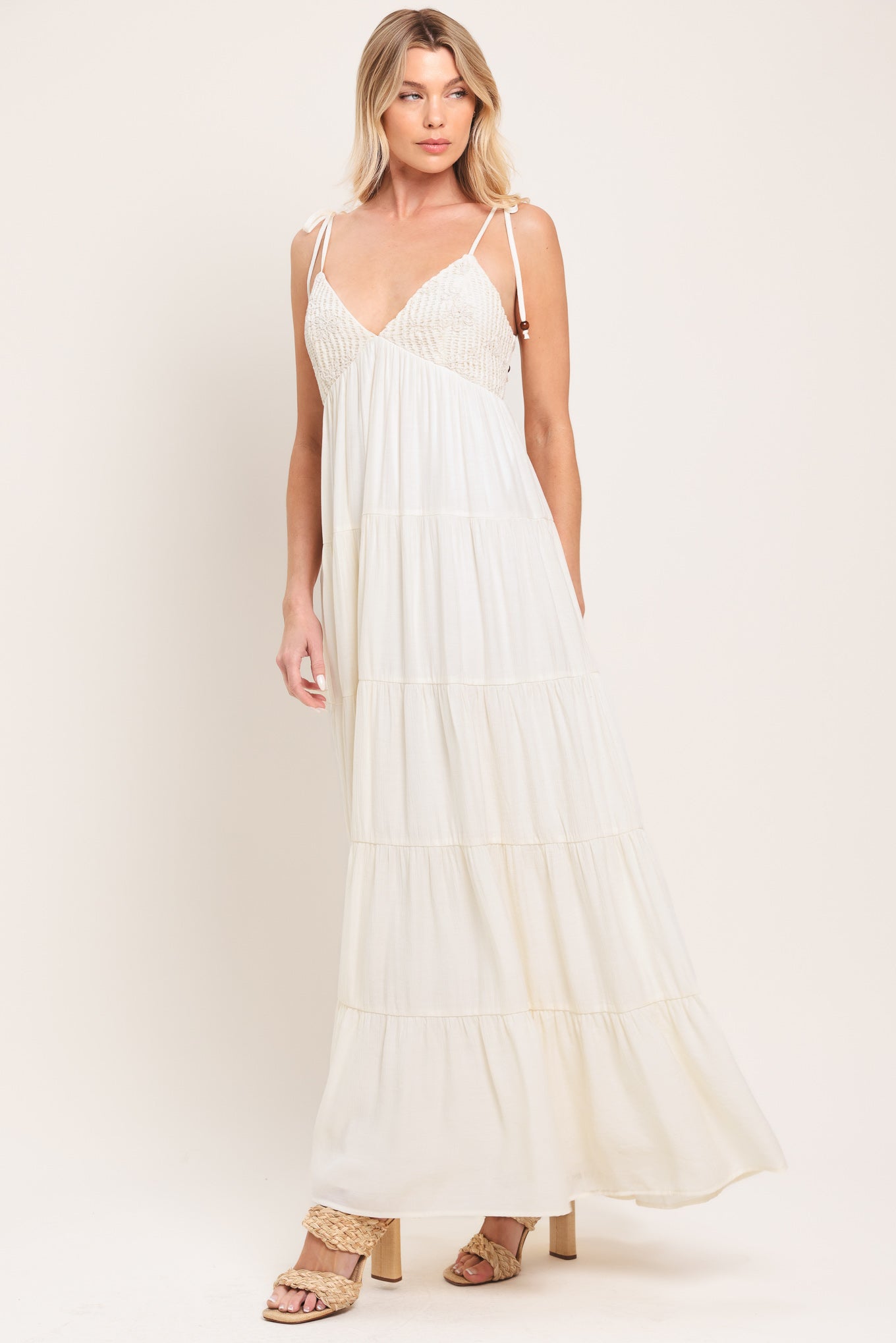Lightweight Smocked Maxi Dress