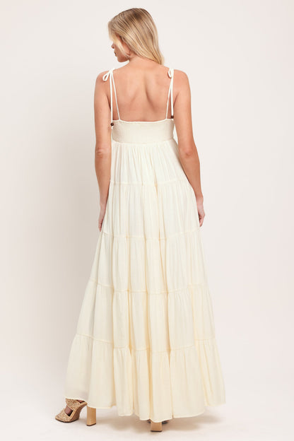 Lightweight Smocked Maxi Dress