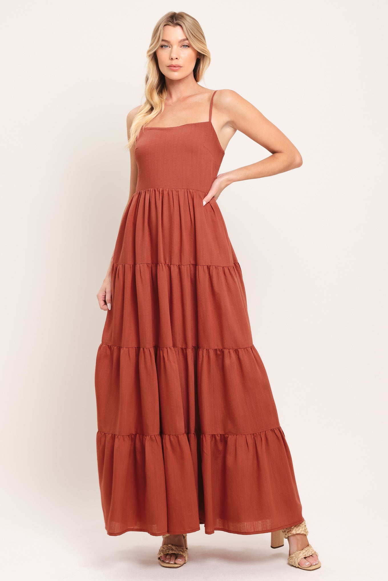 Casual Everyday Cami Maxi Dress