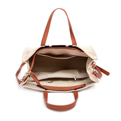 Canvas Stripe Tote -