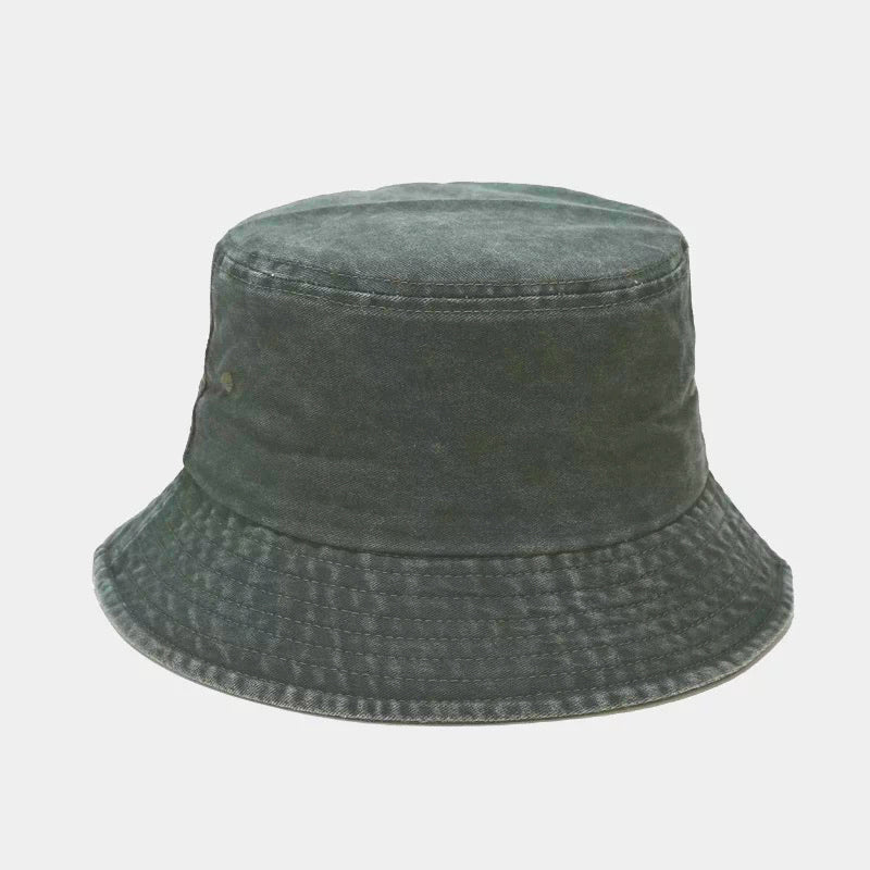 Distressed Bucket Hats - Army