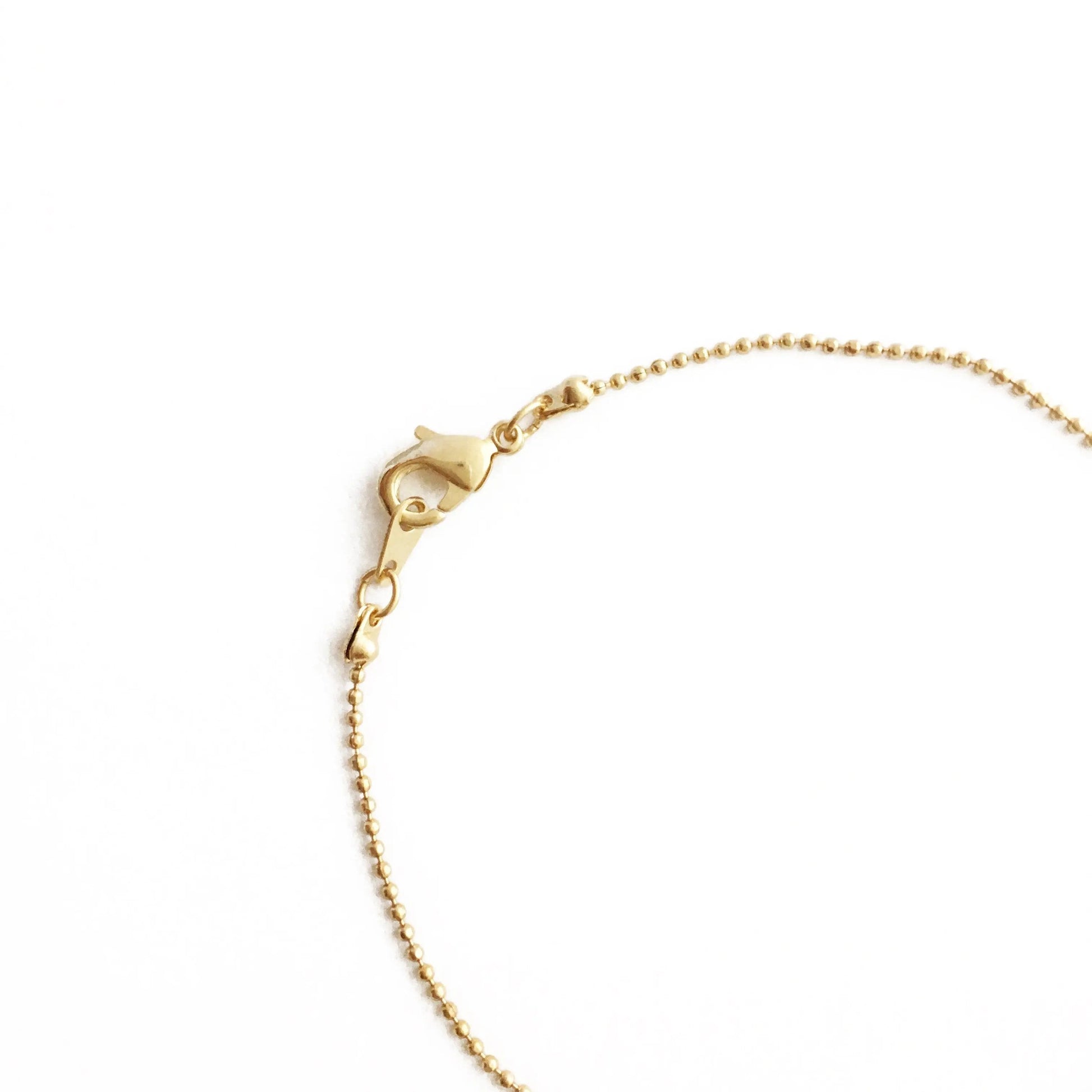 Thin Ball Chain Bracelet — Classic Stackable Delicate Everyday Jewelry - Gold Bracelets
