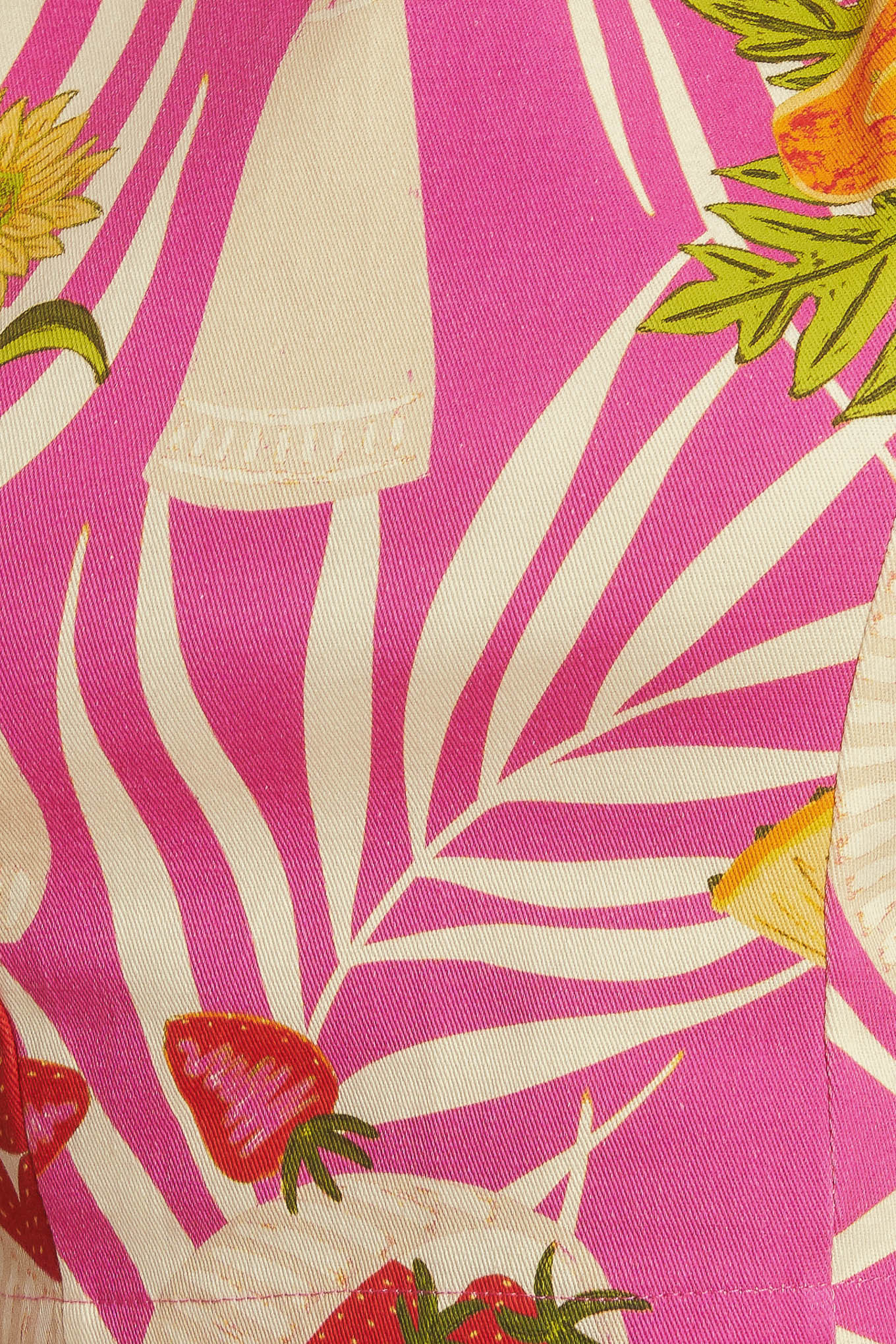 Tropical Print Vacation Pink Cotton Skort | Trendy Skorts Outfit Idea for Women by Ro + Ivy | Elevated Basics, Modern Comfort & Style