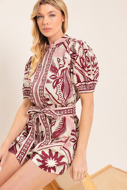 Provence Weeken Woven Romper