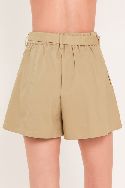 Front Bow Tie Trouser Shorts