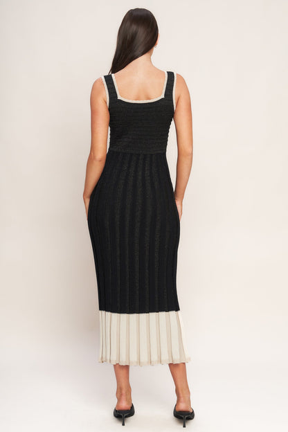 Sparkling Evening Sweater Knit Midi Dress | Trendy Midi Dresses Outfit Idea for Women by Ro + Ivy | Elevated Basics, Modern Comfort & Style