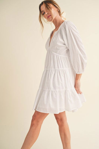 Jenay Tiered Dress - Ro + Ivy