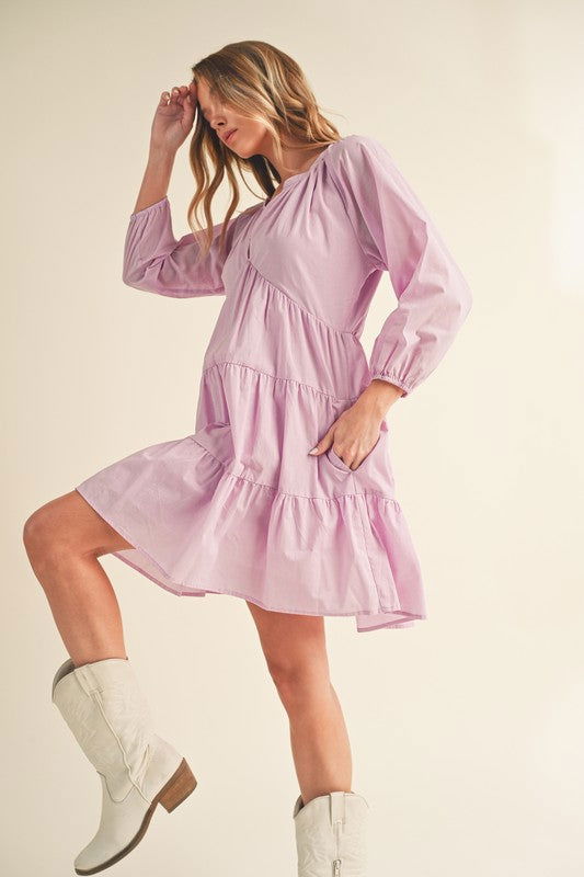 Jenay Tiered Dress - Ro + Ivy