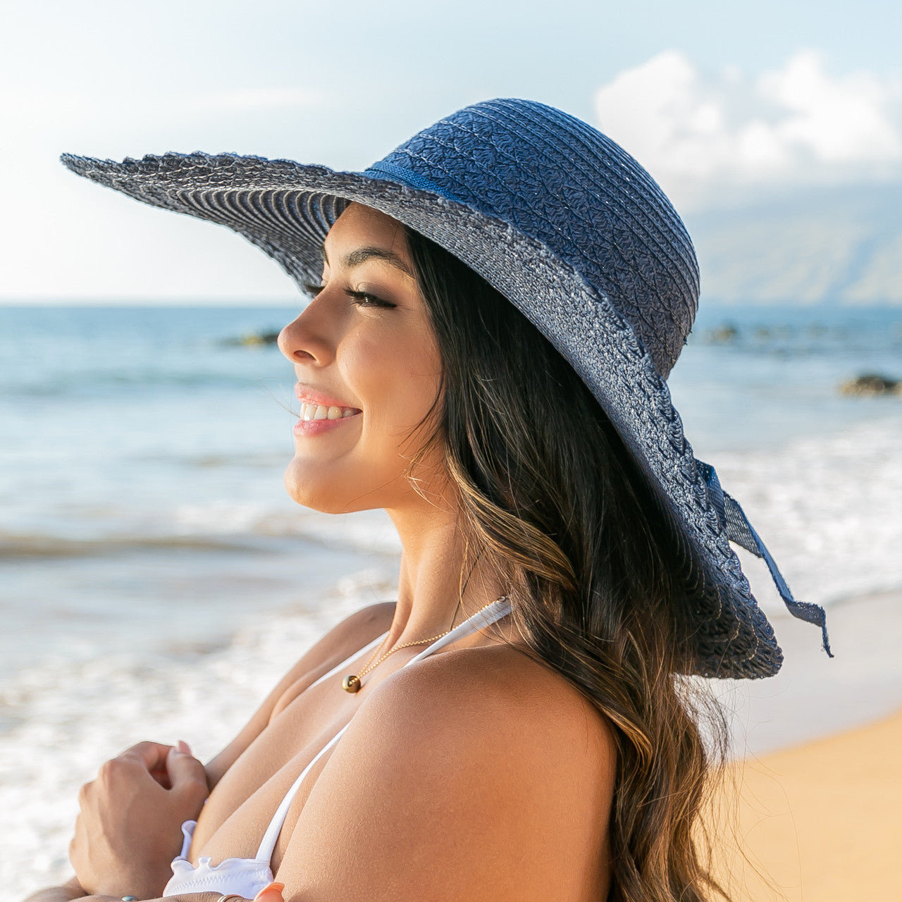 Scallop Edge Sunhat - Straw Sunhat
